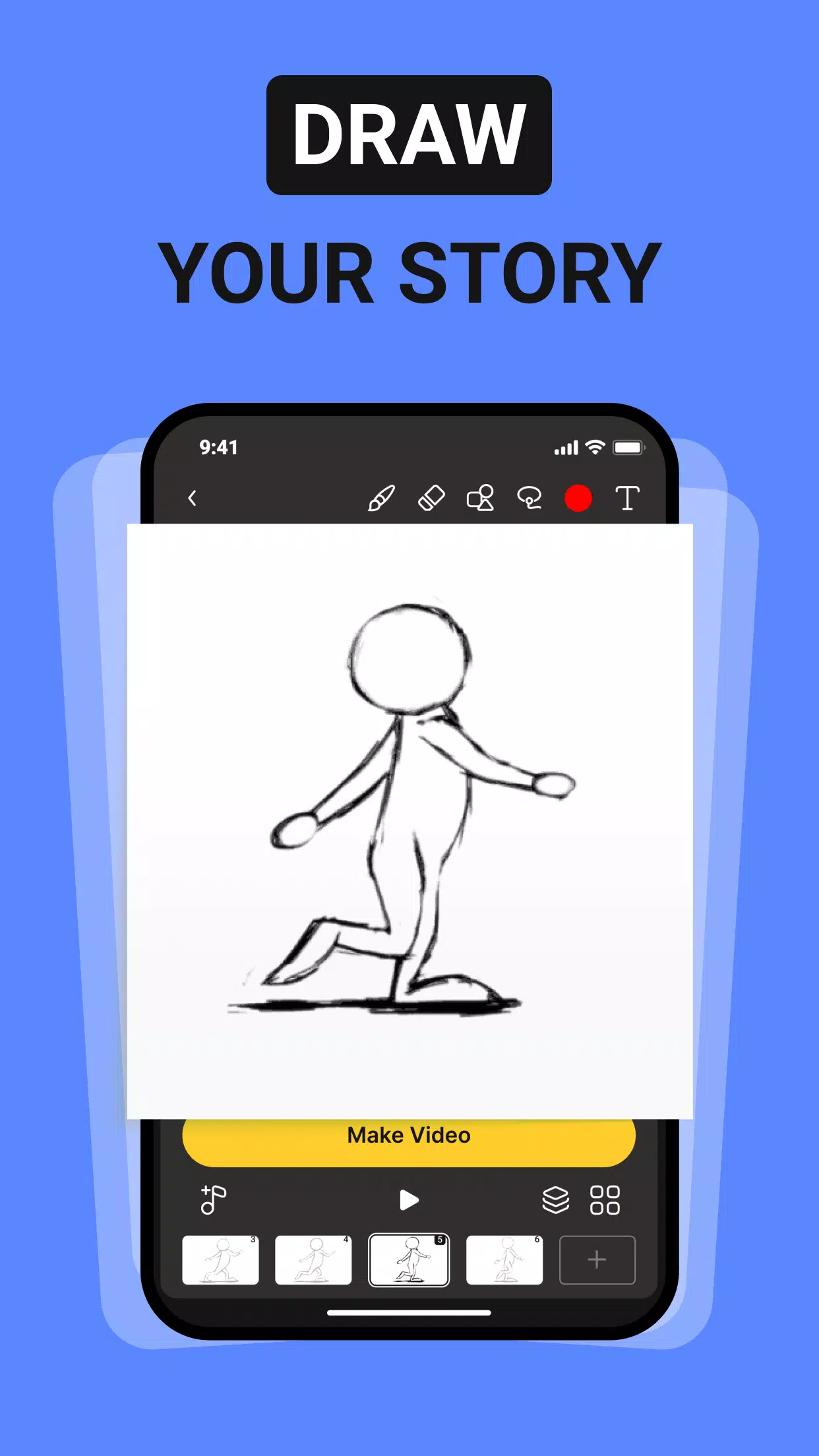 FlipArtify - 2D Draw Animation ဖန်သားပြင်ဓာတ်ပုံ 1