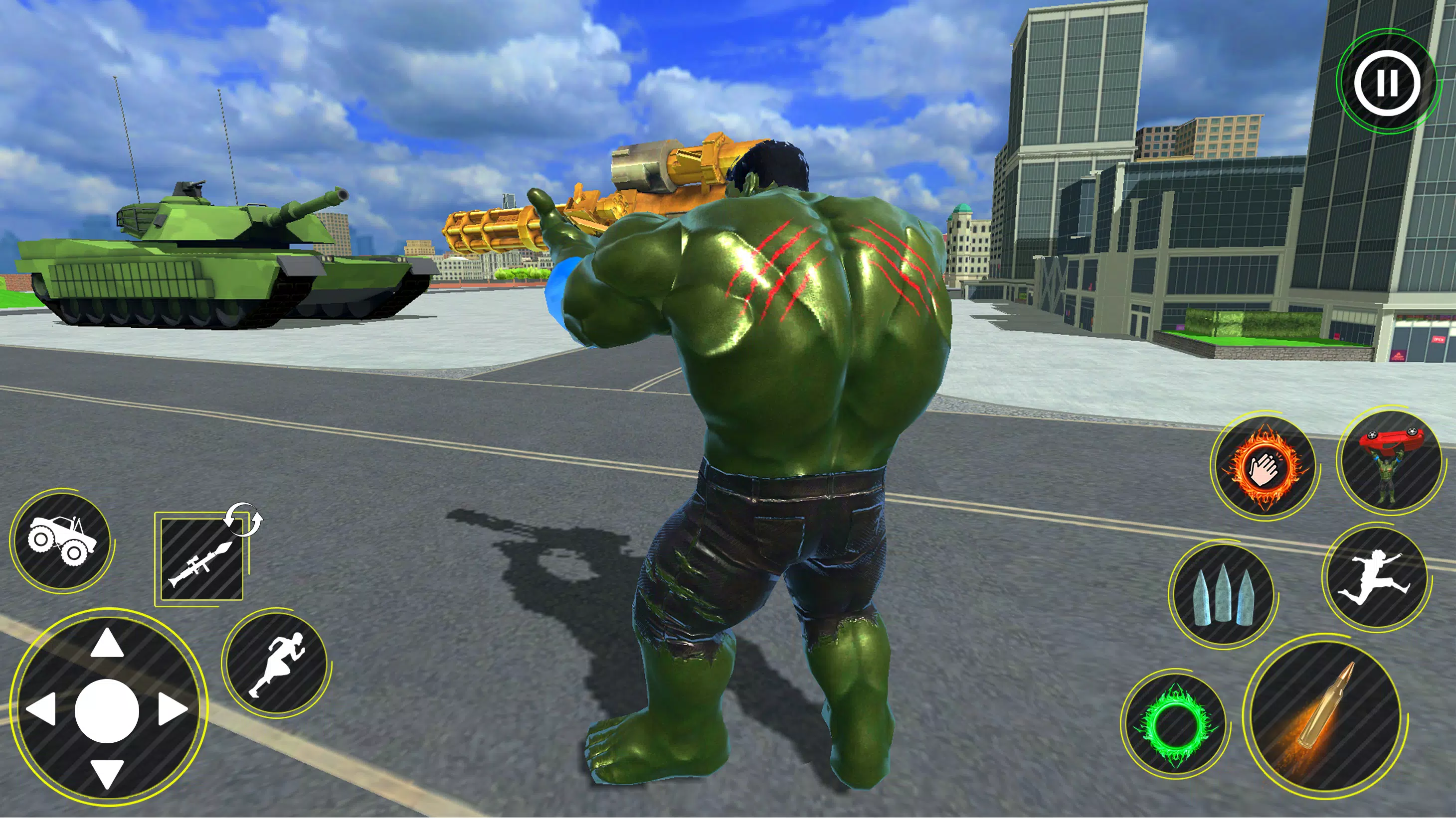 Incredible Monster Hero 3D War ဖန်သားပြင်ဓာတ်ပုံ 2