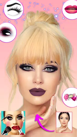 Makeup Camera: Beauty App Capture d'écran 2