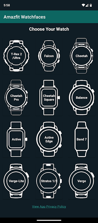 Watchfaces for Amazfit Watches Schermafbeelding 0