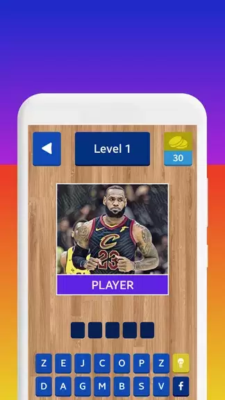 Schermata Quiz Basket NBA 2