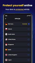 Super VPN: Safe & Secure VPN ဖန်သားပြင်ဓာတ်ပုံ 3