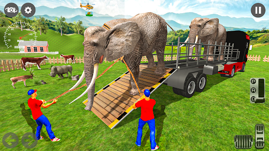 Animal transport Truck game 3d Tangkapan skrin 2