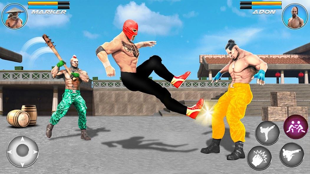 Kung Fu karate Game Offline 3D Mod ภาพหน้าจอ 2