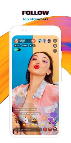 Tubit: Live Stream Video Chat Скриншот 1