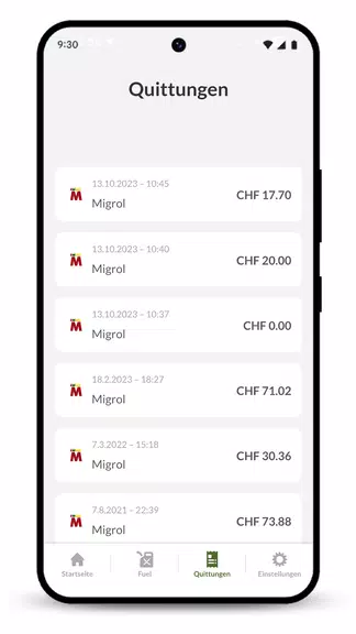 Migrolcard Ảnh chụp màn hình 3