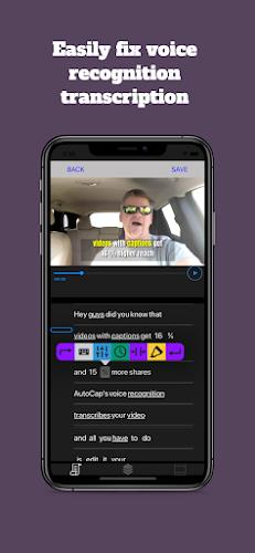 AutoCap Captions Teleprompter ภาพหน้าจอ 1