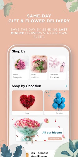 Schermata Floward Online Flowers & Gifts 1