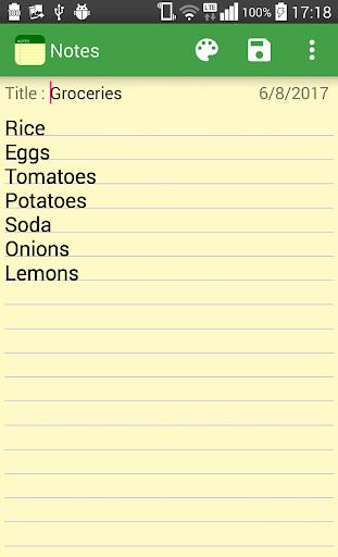 Notes - Notepad Скриншот 1