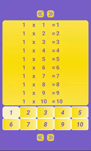 Multiplication Table: Math स्क्रीनशॉट 0