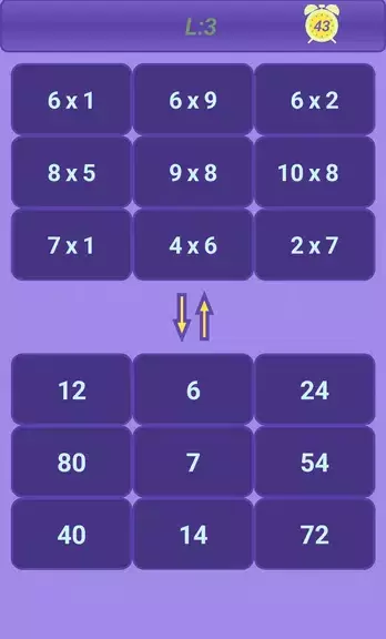 Schermata Multiplication Table: Math 3