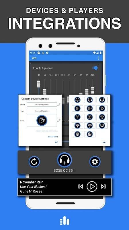 XEQ Égaliseur de musique Capture d'écran 2