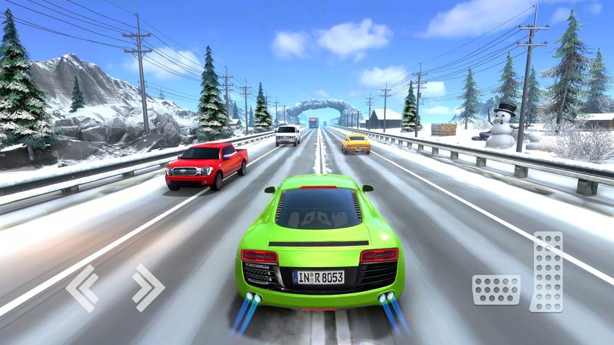 Real Highway Car Racing Games Captura de tela 2
