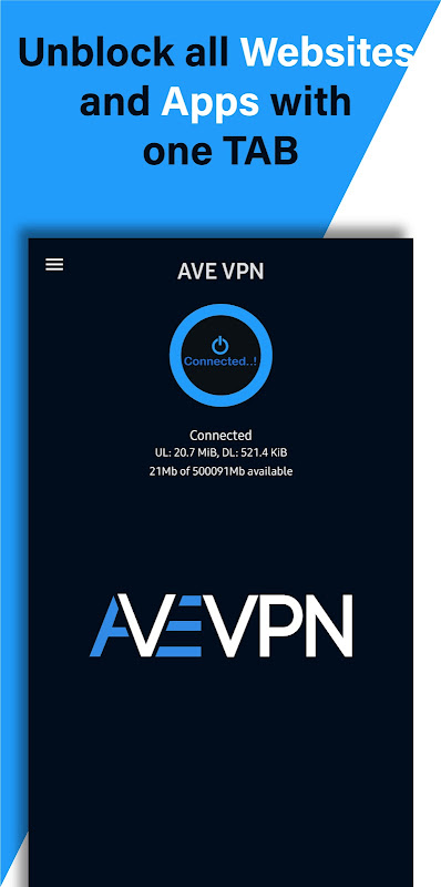 AVE VPN:Low Ping Vpn スクリーンショット 1