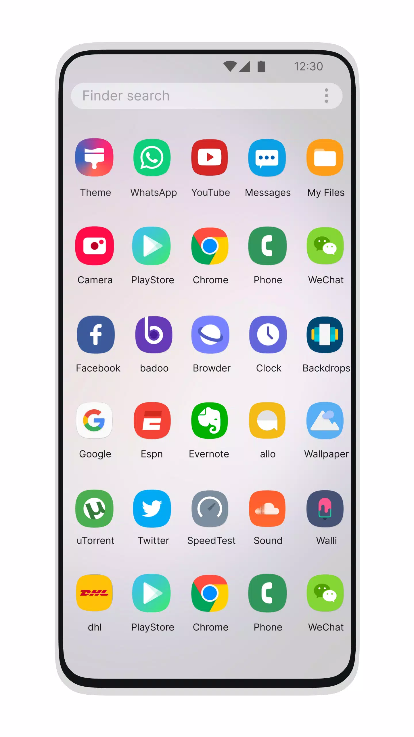 Schermata Galaxy S24 Style Launcher 1