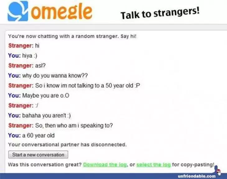 Omegle:Talk To strangers Zrzut ekranu 0