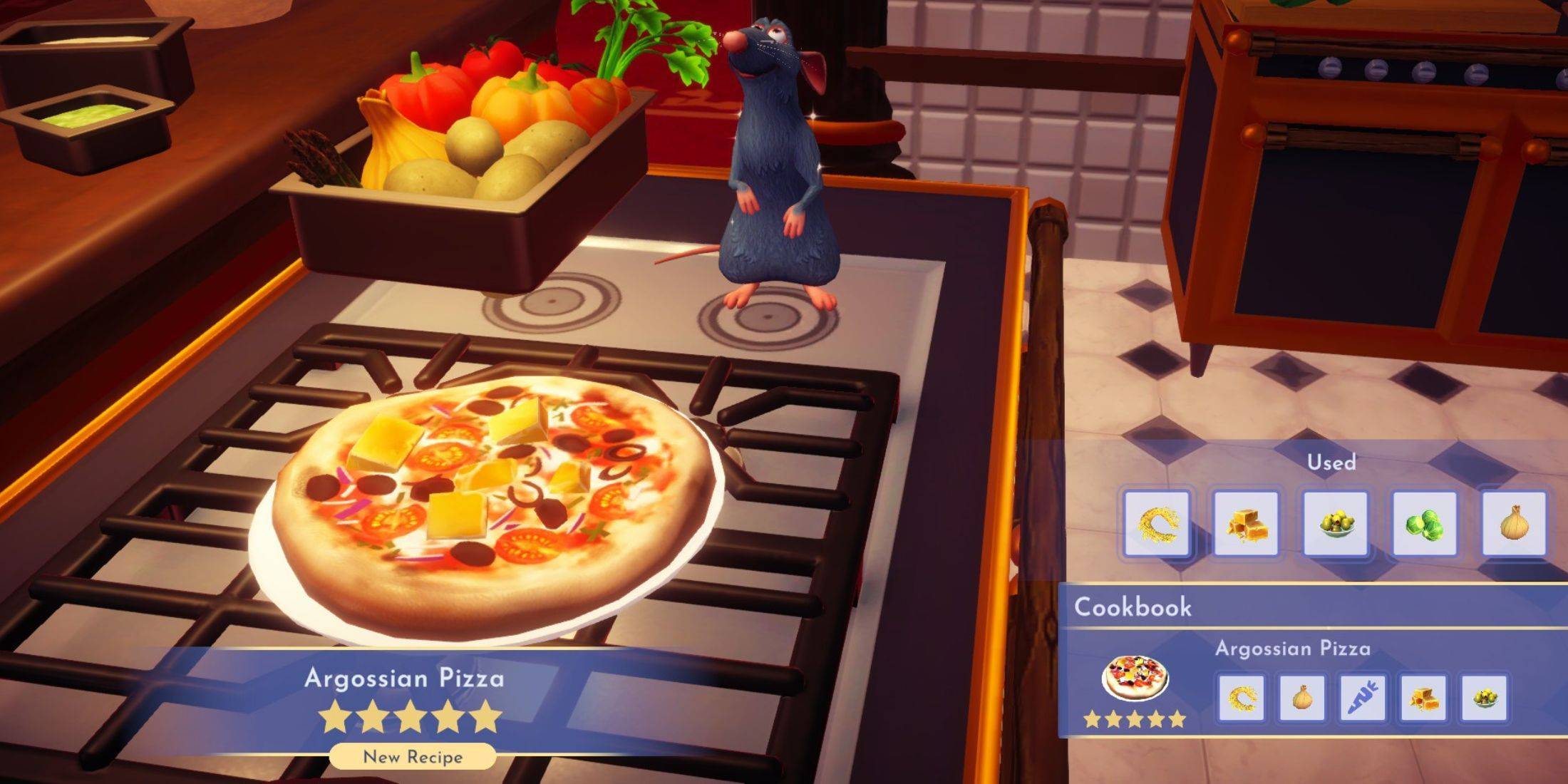 Disney Dreamlight Valley: Cómo hacer pizza de Argossia