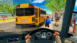 School Bus Transport Simulator スクリーンショット 1