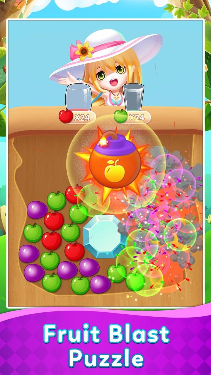 Fruit Blast Puzzle Tangkapan skrin 0