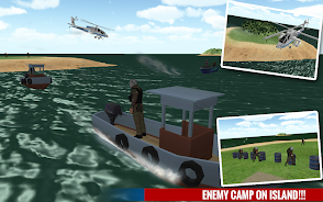 Police Boat Shooting Games 3D Ekran Görüntüsü 1