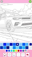 Car coloring games - Color car Zrzut ekranu 0