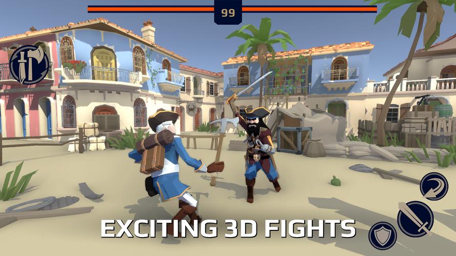 Slash Polygon: Medieval PVP Скриншот 1