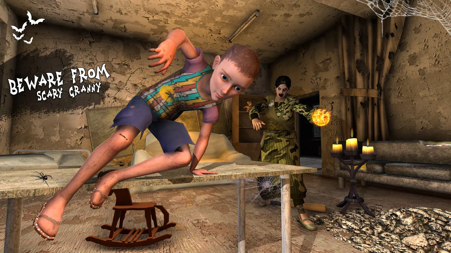 Army Granny Scary Ghost 3D Capture d'écran 1