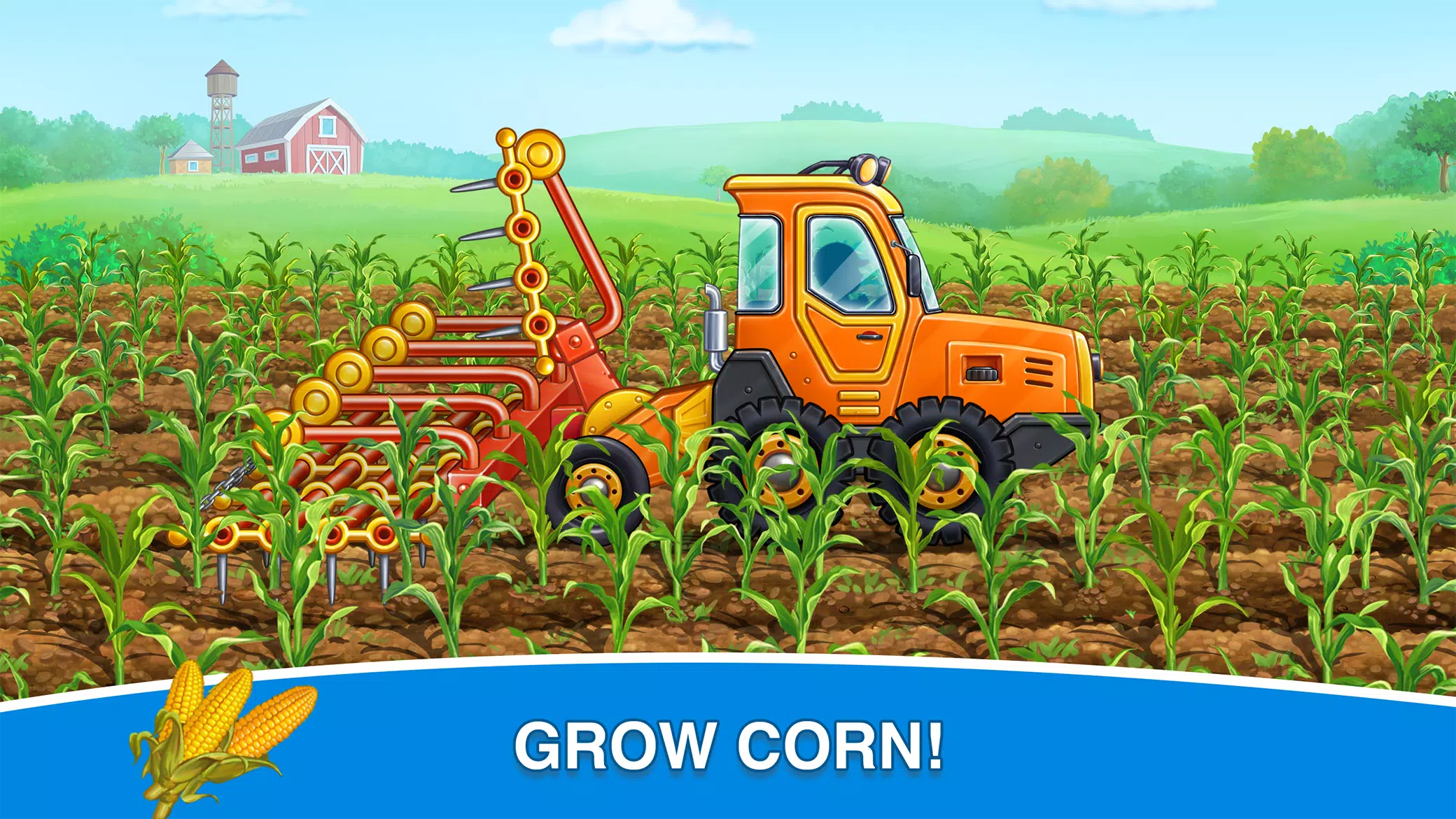 Corn Harvest Baby Farming Game Screenshot 2