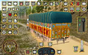 Indian Truck Offroad Cargo 3D 스크린샷 3