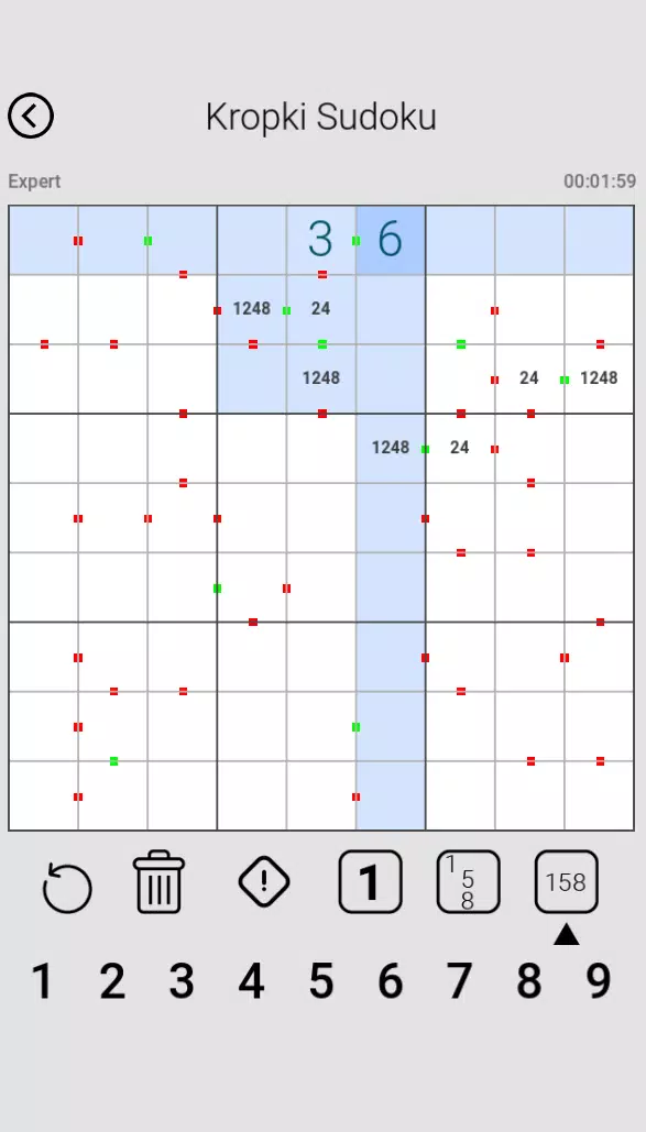 Schermata Dot Sudoku 1