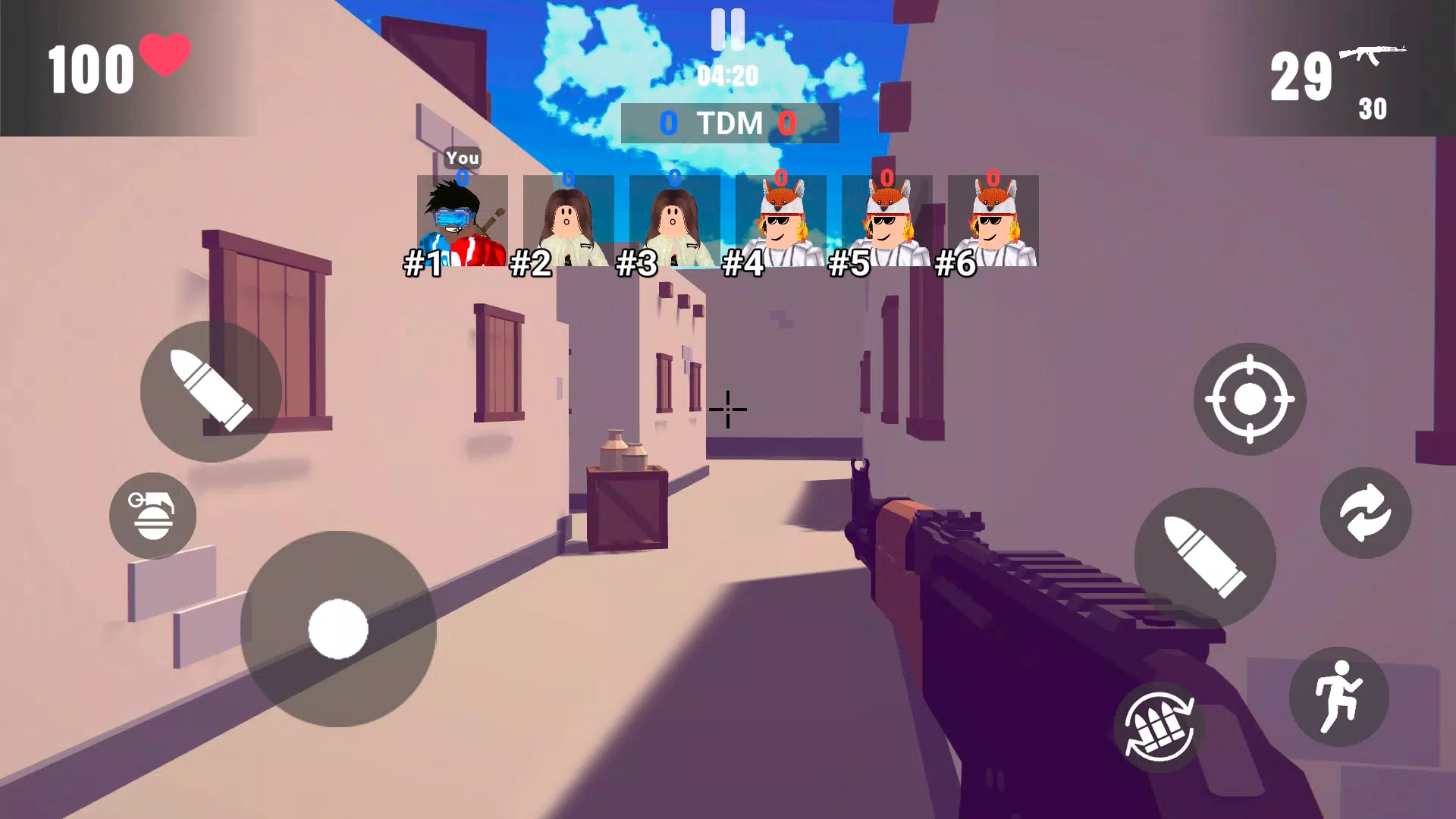 Gunfight Arena: Obby Shooter Скриншот 1