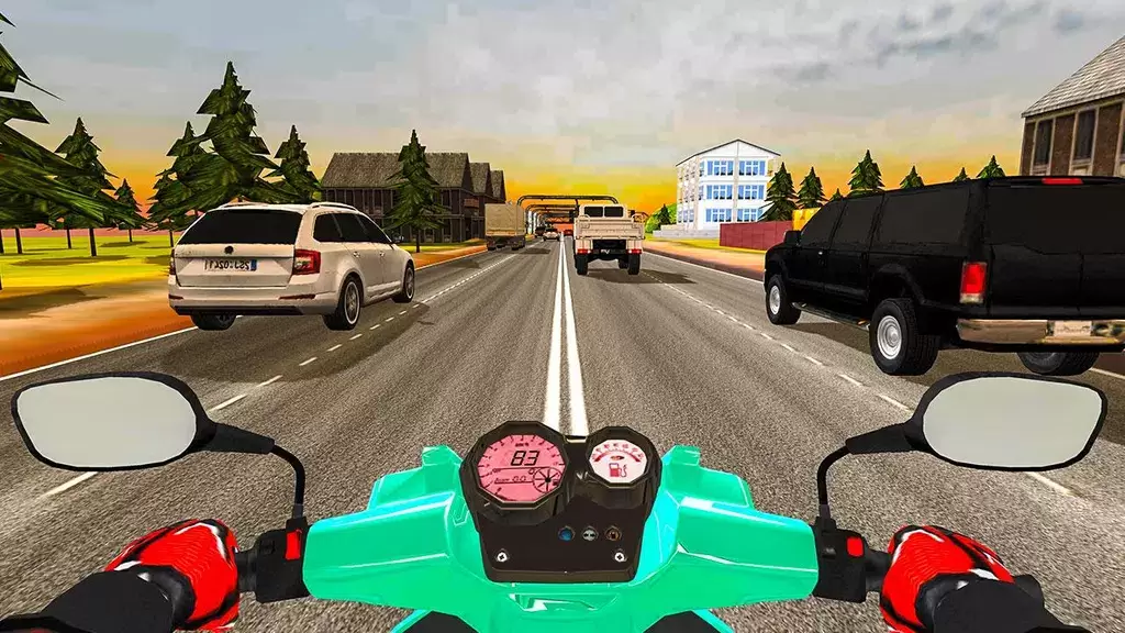 Highway Traffic Rider - 3D Bik Скриншот 0