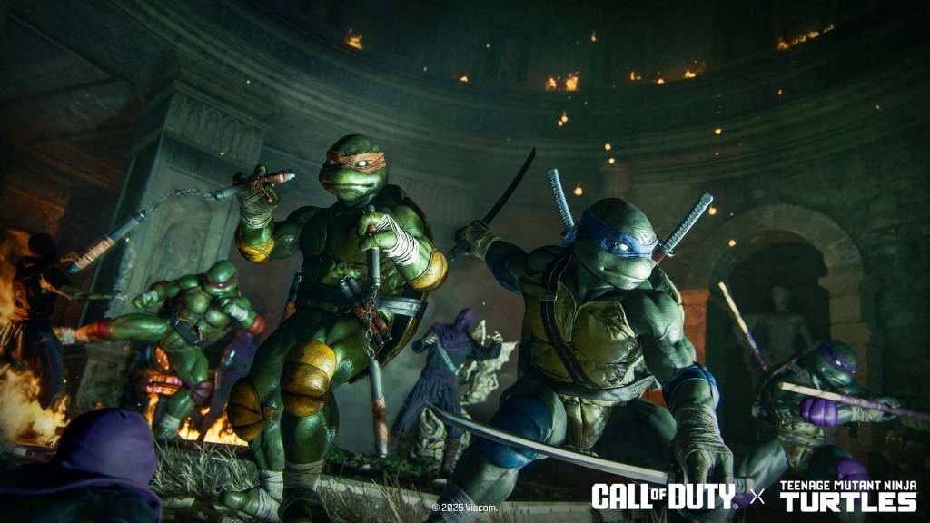 Teenage Mutant Ninja Turtle Operator Skins in Black Ops 6 en Warzone.