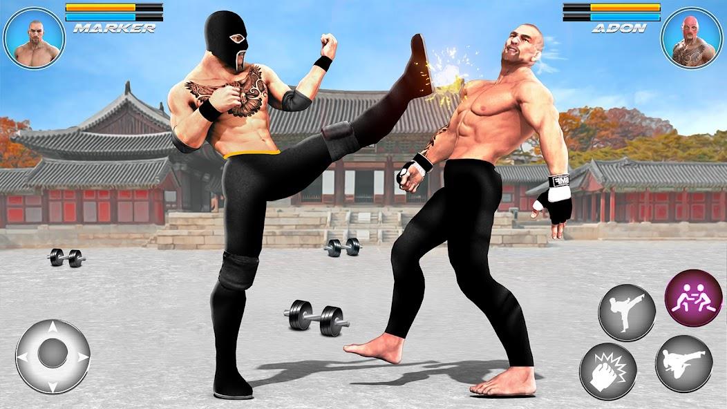 Kung Fu karate Game Offline 3D Mod ภาพหน้าจอ 1