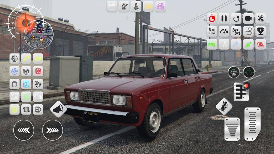 Lada 2107 Tuning Russian City Zrzut ekranu 0