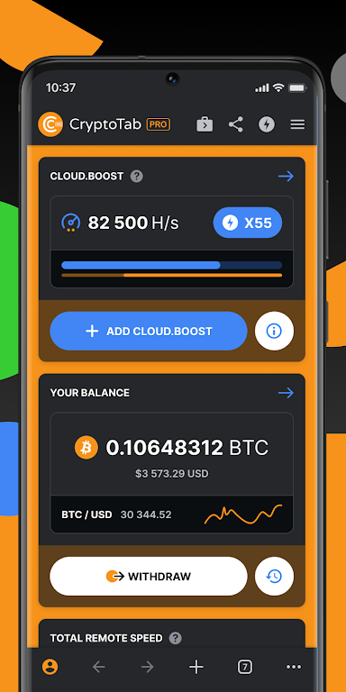 CryptoTab Browser Pro Level應用截圖第1張