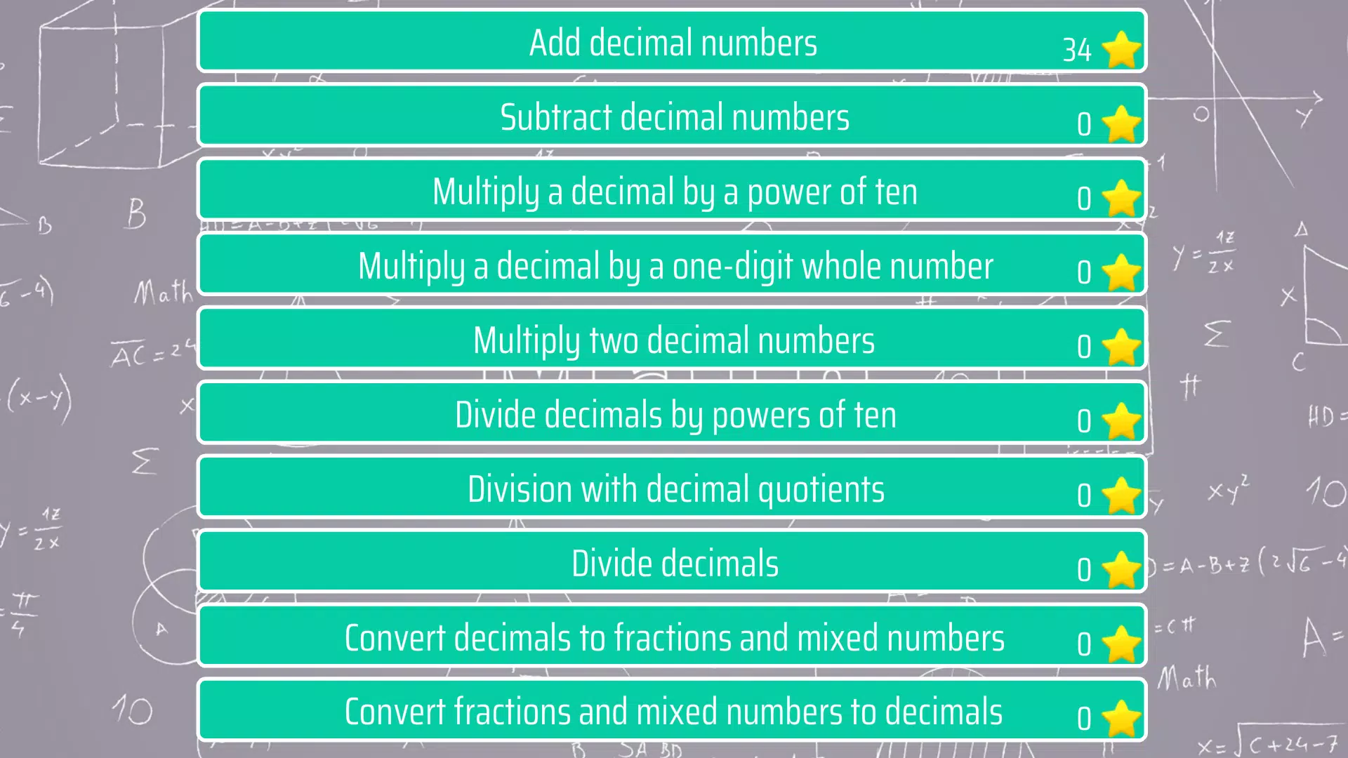 Decimals - 5th grade Math Capture d'écran 0