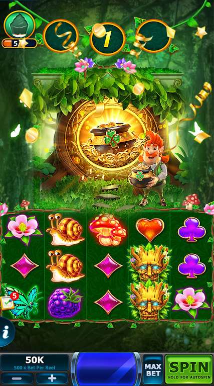 Dino Pixie Slots Adventure Ekran Görüntüsü 0