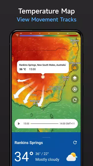 Live Weather & Radar Map Capture d'écran 2