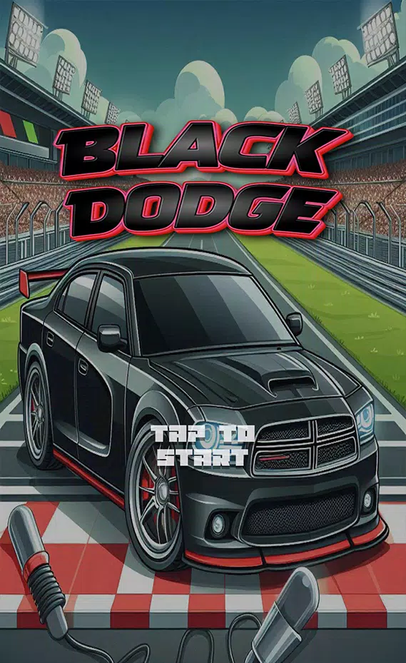 Black Dodge Car Game Zrzut ekranu 0