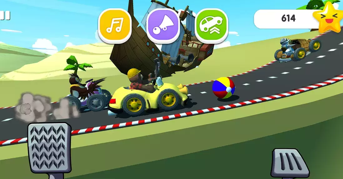 Fun Kids Cars Racing Game 2 Ảnh chụp màn hình 1