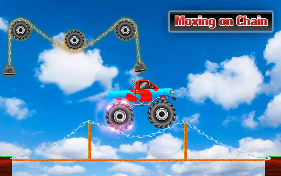 Rope Bridge Racer Car Game Ekran Görüntüsü 1