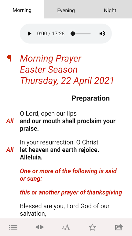 Daily Prayer: from the CofE ဖန်သားပြင်ဓာတ်ပုံ 2