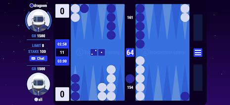 Backgammon Galaxy Captura de tela 0