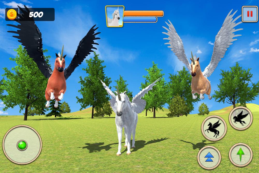 Unicorn Family Simulator Game Captura de pantalla 0