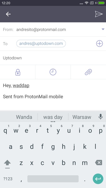 Proton Mail Ảnh chụp màn hình 1