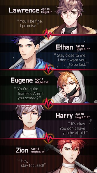Dangerous Fellows:Otome Dating Mod スクリーンショット 2