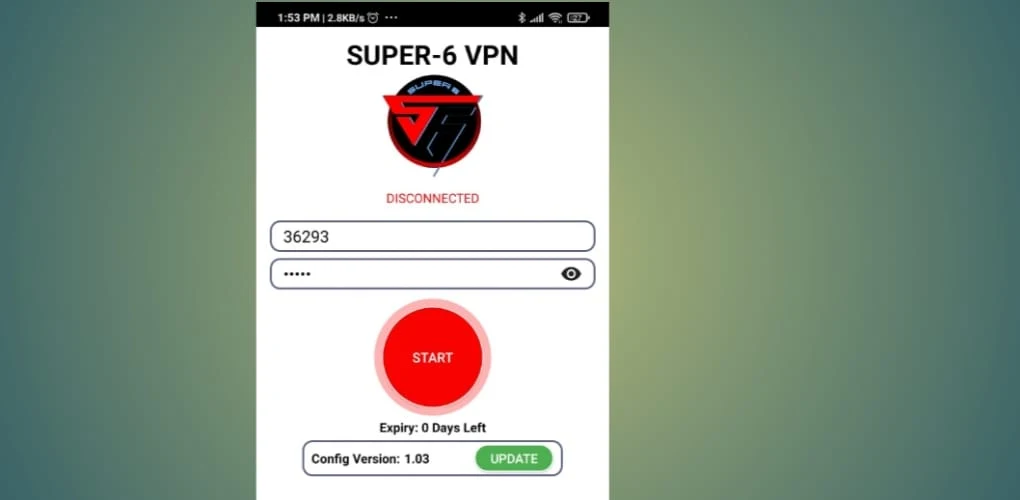 SUPER 6 VPN ภาพหน้าจอ 0