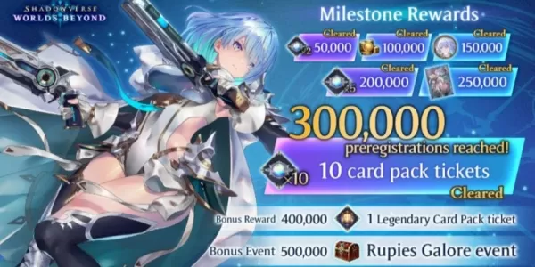 Shadowverse: Ang mga mundo na lampas ay tumama sa 300,000 pre-rehistro, ay nagbubukas ng mga bagong milestones