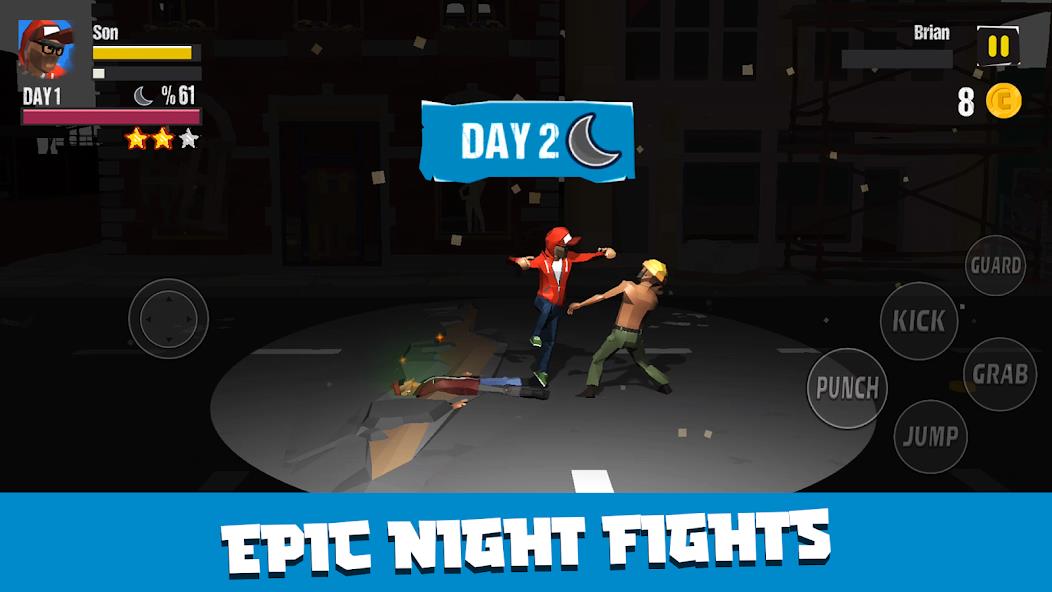 City Fighter vs Street Gang Mod Ảnh chụp màn hình 1